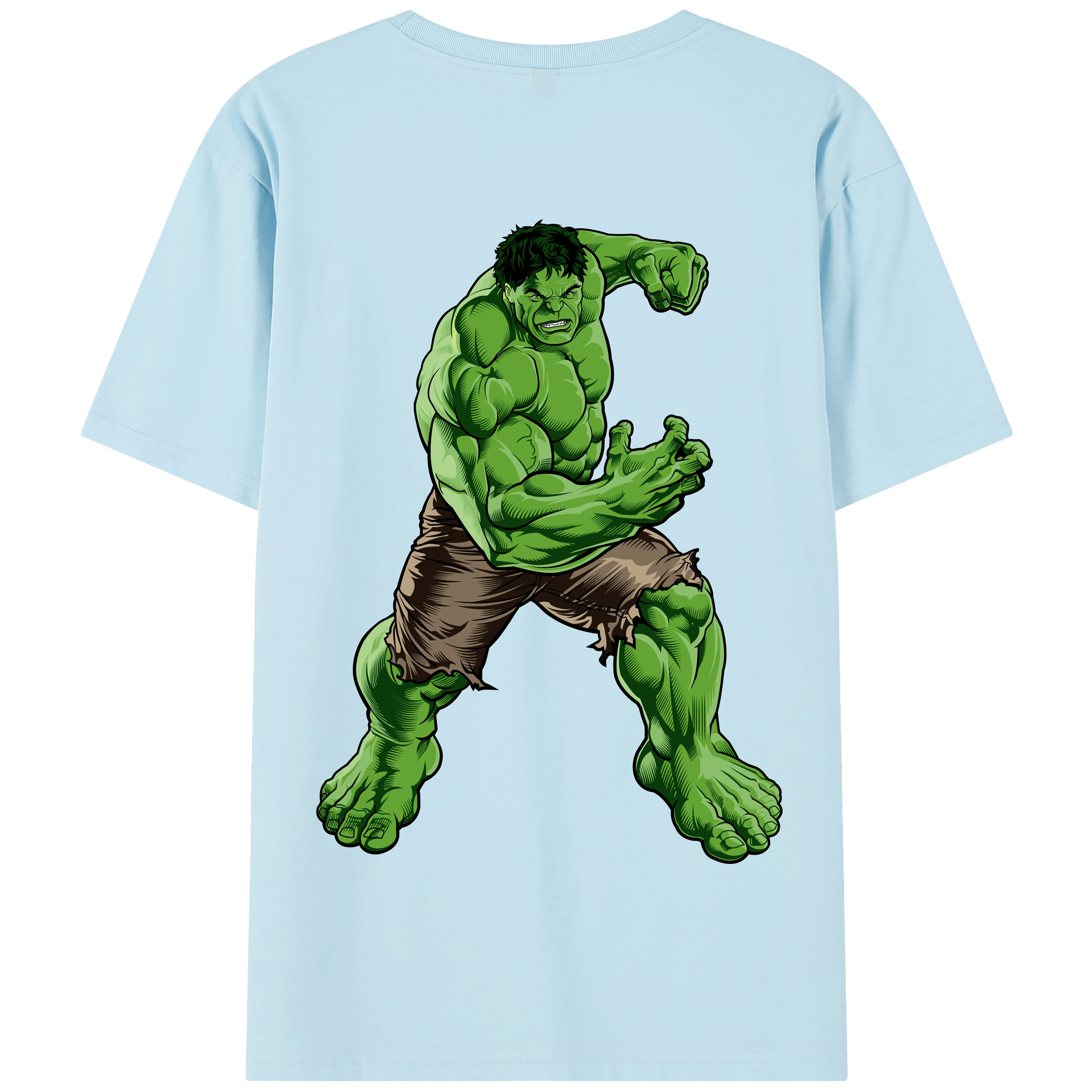 （画像用） アベンジャーズ The Avengers 綿100％半袖Tシャツ（背面プリント）